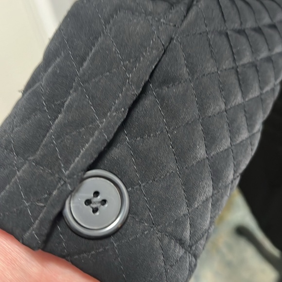 Gallery quilted mid-length women’s coat black - Picture 4 of 6